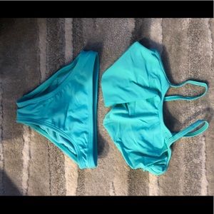 Old Navy Kids Teal Blue Bikini EUC, Size XS